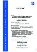 Zertifikat AD 2000 WO Merkblatt W O / TRD 100